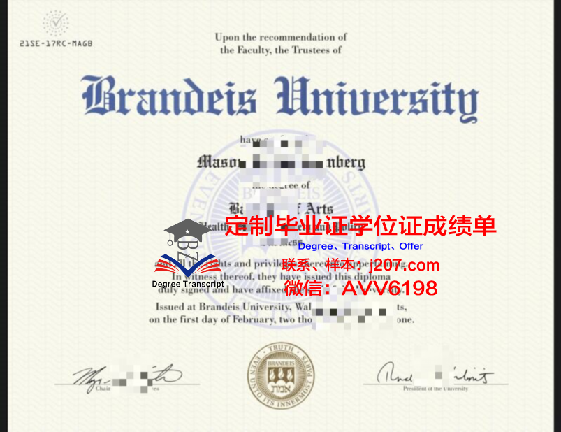 布兰迪斯大学毕业证学位证(布兰迪斯大学一年费用)