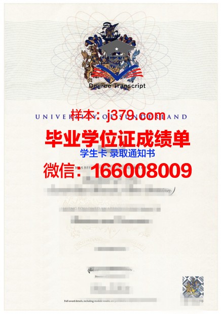 国立伊斯兰大学学位证书