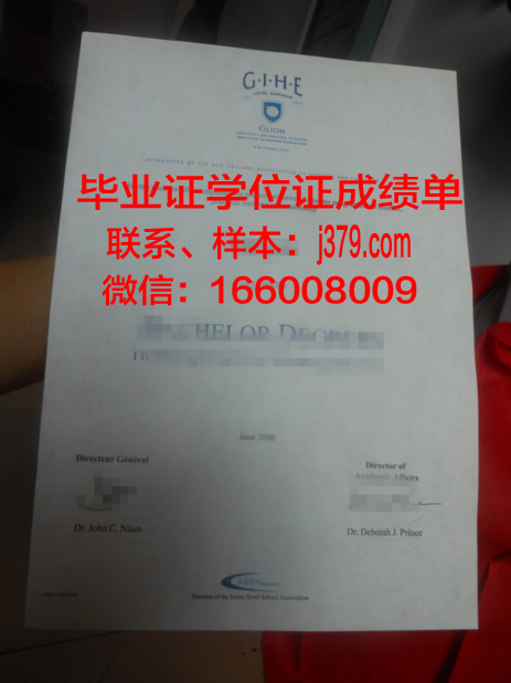 尚博里昂大学教学与研究中心学位证书