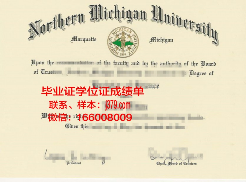 密歇根大学毕业文凭