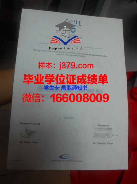 尚博里昂大学教学与研究中心学位证书