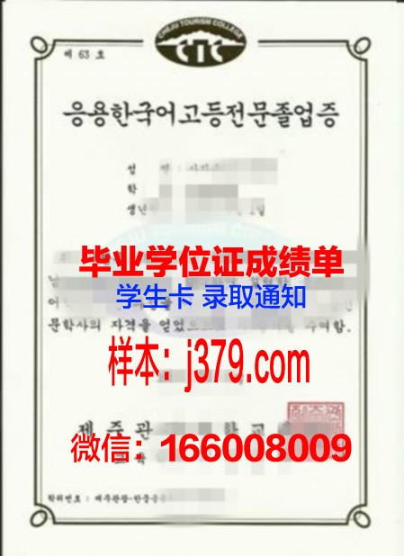 济州汉拿大学成绩单：一份承载梦想与努力的证明